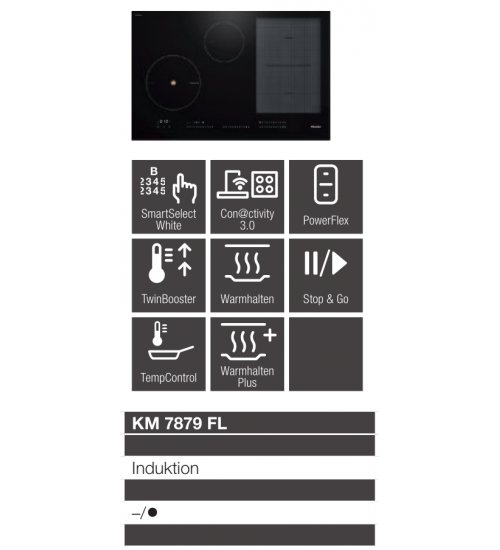 Miele 美诺 嵌入式电磁炉KM 7879 FL
